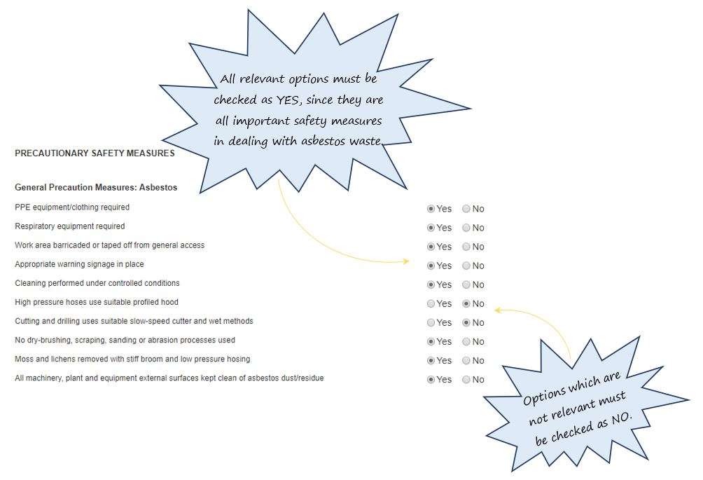 How do I complete the Precautionary Safety Measures section of the WAH tab in the PTW system, in OHS Online? How do I complete the Precautionary Safety Measures section of the WAH tab in the PTW system, in OHS Online?