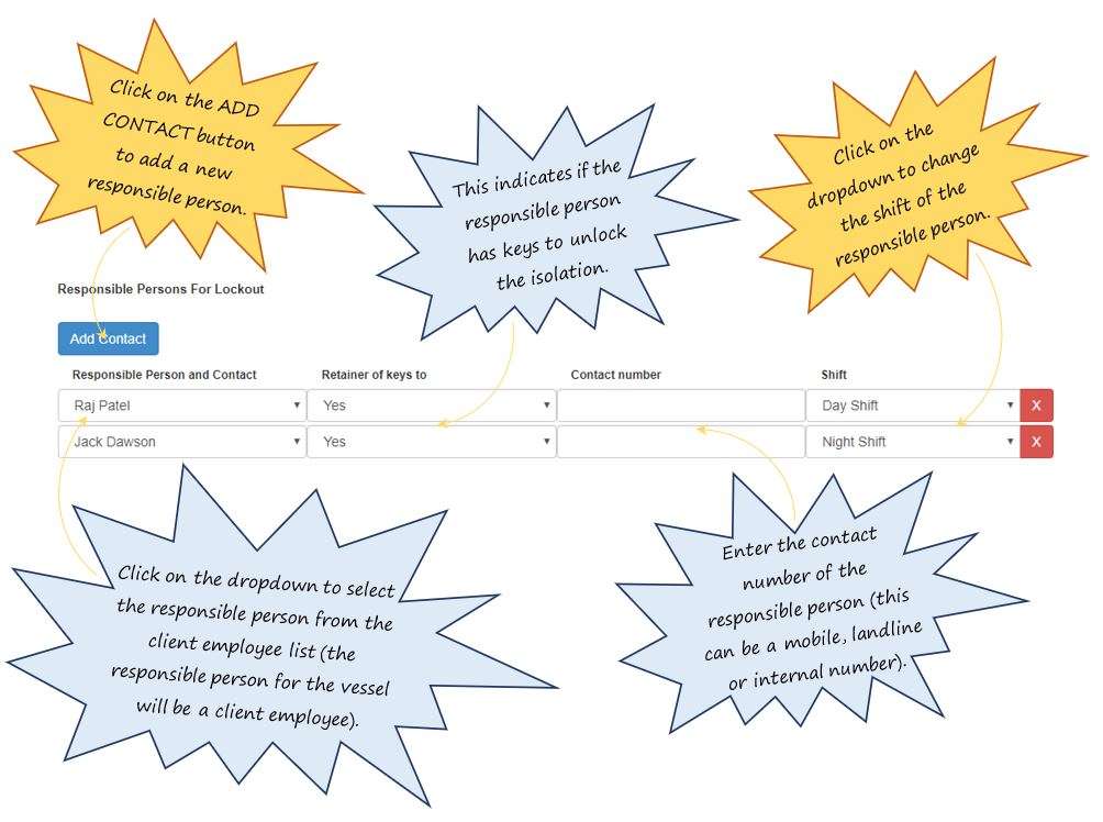 How do I complete the Vessel Isolation Details section in the vessel specific precautions section in the Hot Work tab, in OHS Online? How do I complete the Vessel Isolation Details section in the vessel specific precautions section in the Hot Work tab, in OHS Online?