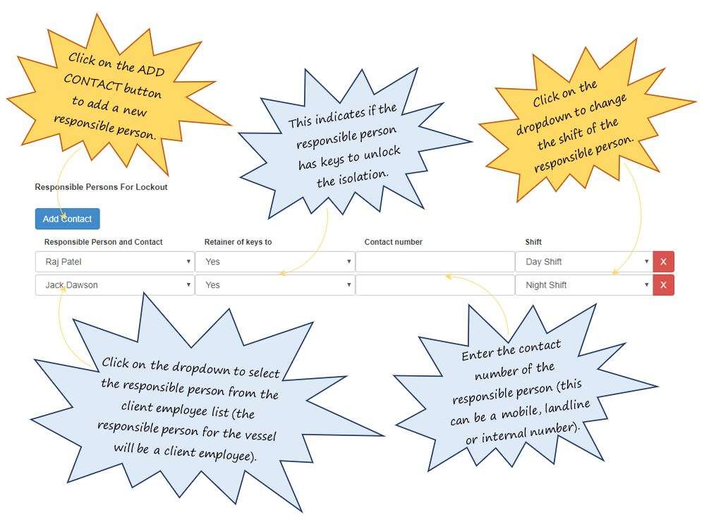 In OHS Online, how do I complete the Vessel Isolation Details section in the vessel specific precautions section in the Confined tab? In OHS Online, how do I complete the Vessel Isolation Details section in the vessel specific precautions section in the Confined tab?