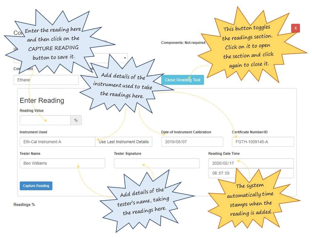 In OHS Online, how do I complete a concentration measurement type for a single component in the Measurement Details section in the vessel specific precautions section? In OHS Online, how do I complete a concentration measurement type for a single component in the Measurement Details section in the vessel specific precautions section?