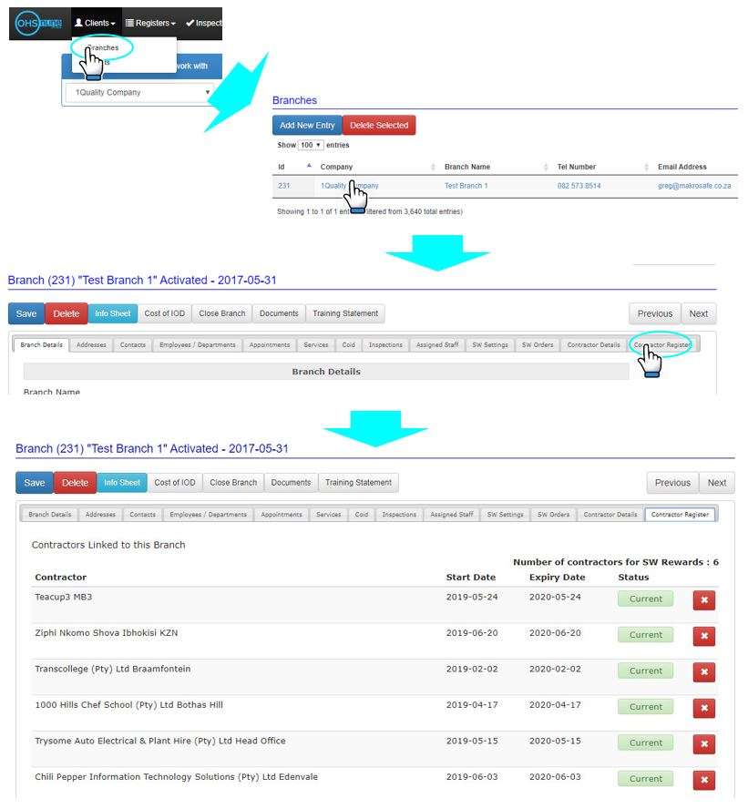 How do I access my Contractor Register in OHS Online? How do I access my Contractor Register in OHS Online?