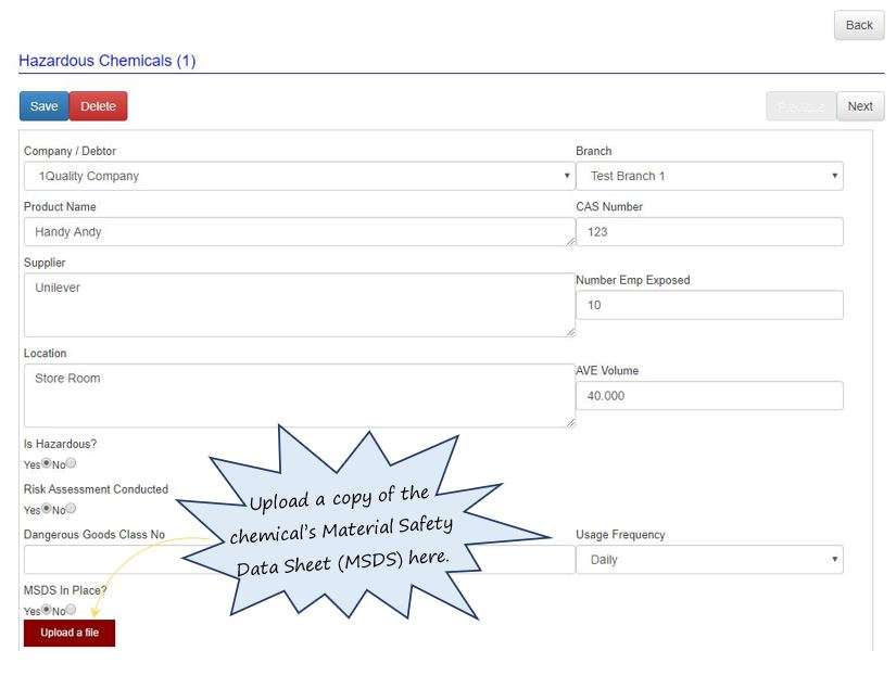 What does the HCS register do in OHS Online? What does the HCS register do in OHS Online?
