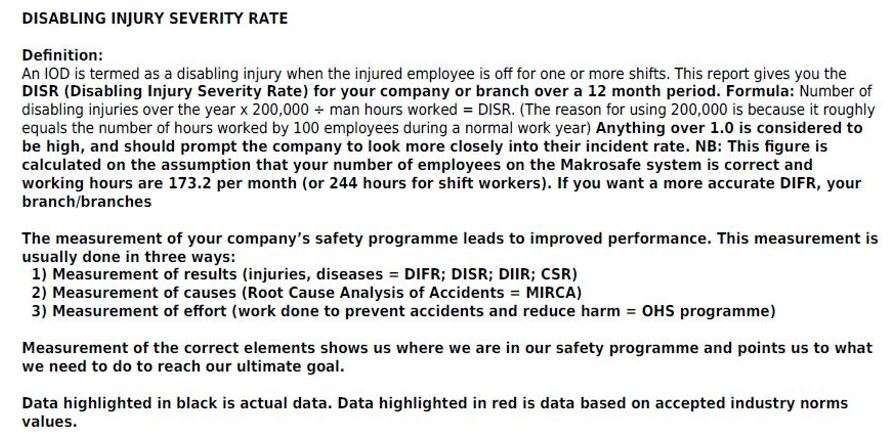 What is my DISR report in the Hours Worked register in OHS Online? What is my DISR report in the Hours Worked register in OHS Online?