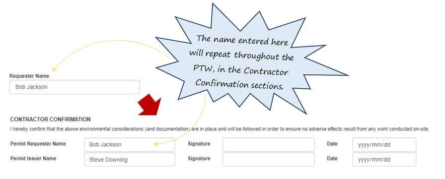 Why is the Permit Requester field in the General Permit details an important field, in OHS Online? Why is the Permit Requester field in the General Permit details an important field, in OHS Online?
