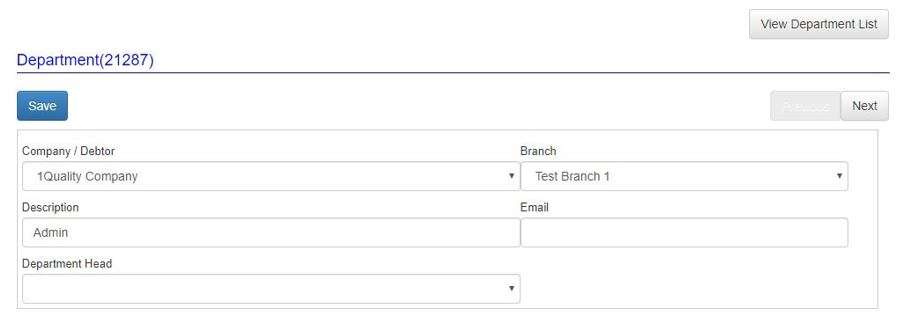 How does the Departments tab work in OHS Online? How does the Departments tab work in OHS Online?