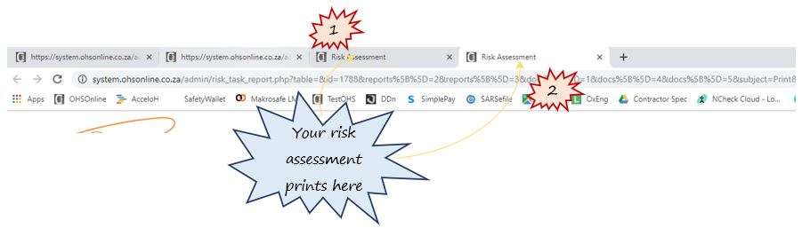 What happens when I click on the  What happens when I click on the
