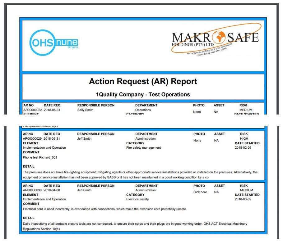 As an OHS Online user, what happens to the findings I make in an inspection? As an OHS Online user, what happens to the findings I make in an inspection?