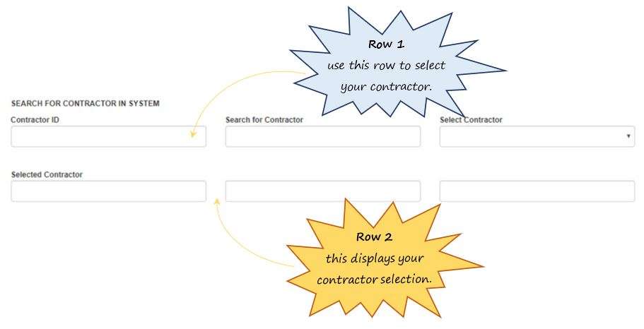 How do I complete the contractor selection section of the Work Permit tab, in OHS Online? How do I complete the contractor selection section of the Work Permit tab, in OHS Online?
