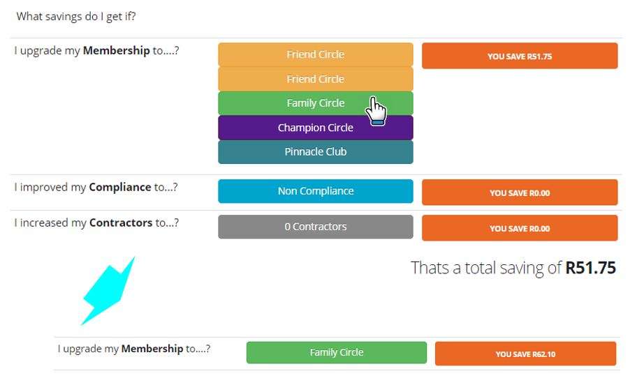 How do I set the reward lines in my check calculator, to my current reward savings status on my SafetyWallet dashboard? How do I set the reward lines in my check calculator, to my current reward savings status on my SafetyWallet dashboard?