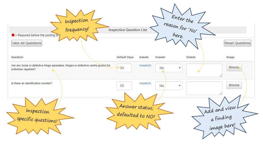 What is an inspection checklist in OHS Online? What is an inspection checklist in OHS Online?