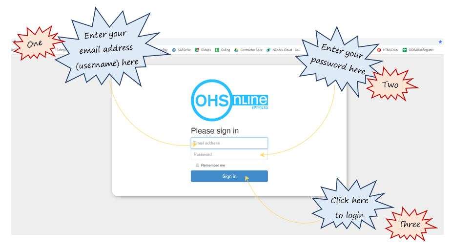 How do I login to OHS Online? How do I login to OHS Online?