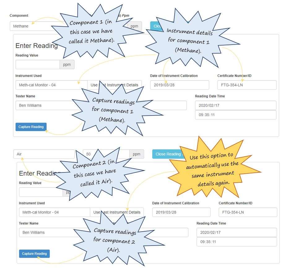 In OHS Online, how do I complete a concentration measurement type for a mixture of components in the Measurement Details section in the vessel specific precautions section? In OHS Online, how do I complete a concentration measurement type for a mixture of components in the Measurement Details section in the vessel specific precautions section?