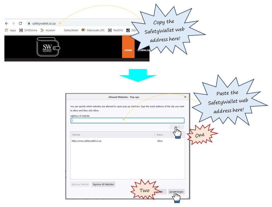 (Mozilla Firefox) When I try to run an action in SafetyWallet nothing happens. What is wrong? (Mozilla Firefox) When I try to run an action in SafetyWallet nothing happens. What is wrong?