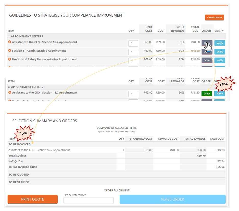 What happens when I click on the ‘Order’ action button in the guidelines section on my SafetyWallet dashboard? What happens when I click on the ‘Order’ action button in the guidelines section on my SafetyWallet dashboard?