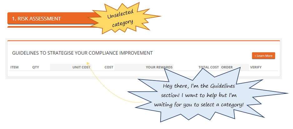 What is the guidelines section on my dashboard in SafetyWallet? What is the guidelines section on my dashboard in SafetyWallet?