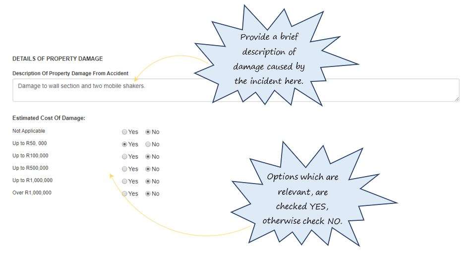 How does the Details of Property Damage section work in the Incident tab of the PTW, in OHS Online? How does the Details of Property Damage section work in the Incident tab of the PTW, in OHS Online?