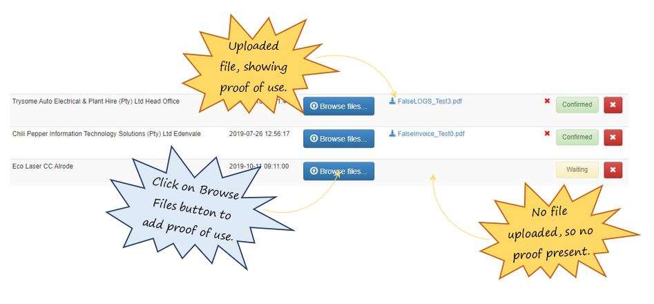 How do I provide proof that I How do I provide proof that I