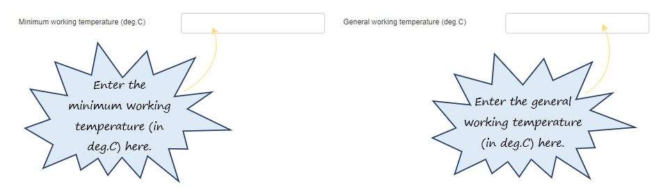 How do I calculate the Wind Chill Temperature Index in the Work Environment section of the Cold Work tab, in OHS Online?