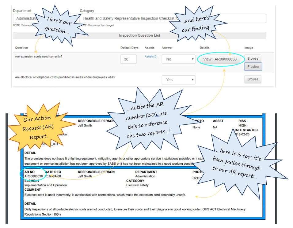 As an OHS Online user, what happens to the findings I make in an inspection? As an OHS Online user, what happens to the findings I make in an inspection?