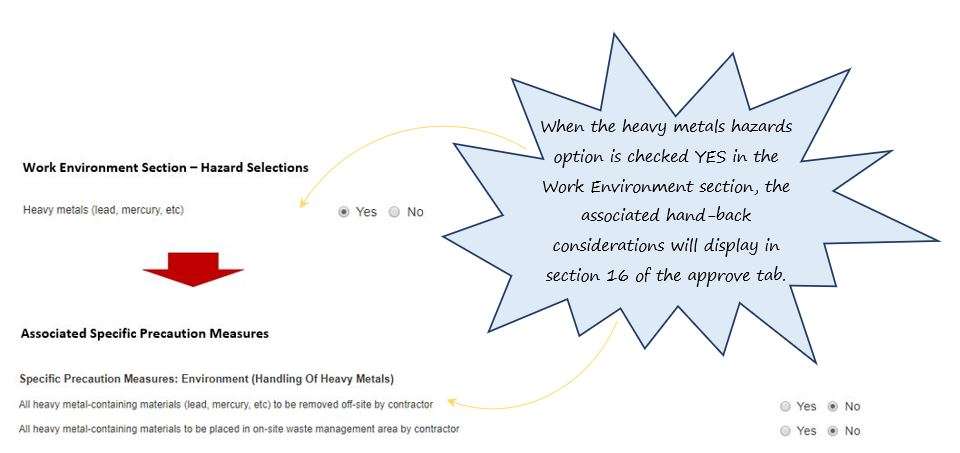 What are the layer effects of the Environmental tab, in OHS Online? What are the layer effects of the Environmental tab, in OHS Online?