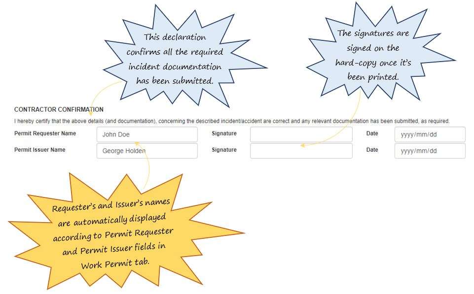 How do I complete the Contractor Confirmation section of the Incident tab, in OHS Online? How do I complete the Contractor Confirmation section of the Incident tab, in OHS Online?