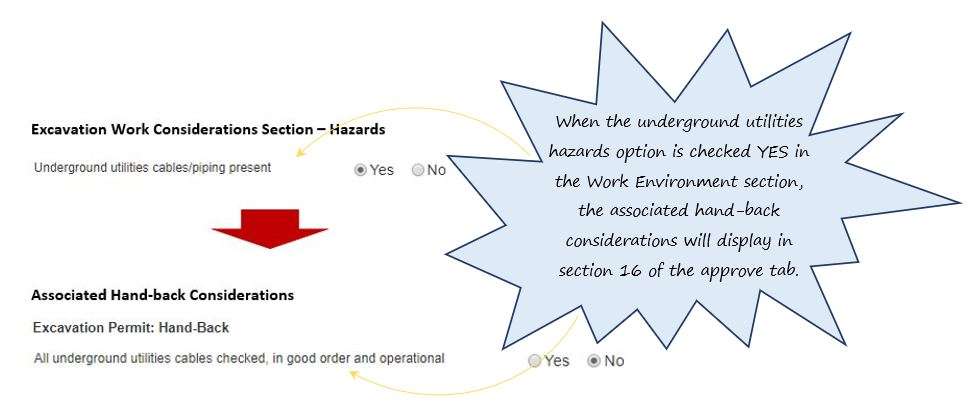 What are the layer effects of the Excavation tab, in OHS Online? What are the layer effects of the Excavation tab, in OHS Online?