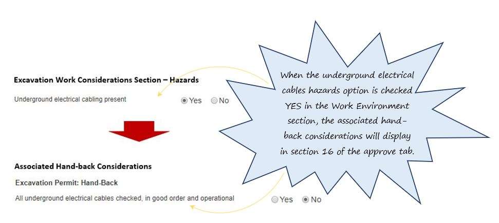 What are the layer effects of the Excavation tab, in OHS Online? What are the layer effects of the Excavation tab, in OHS Online?