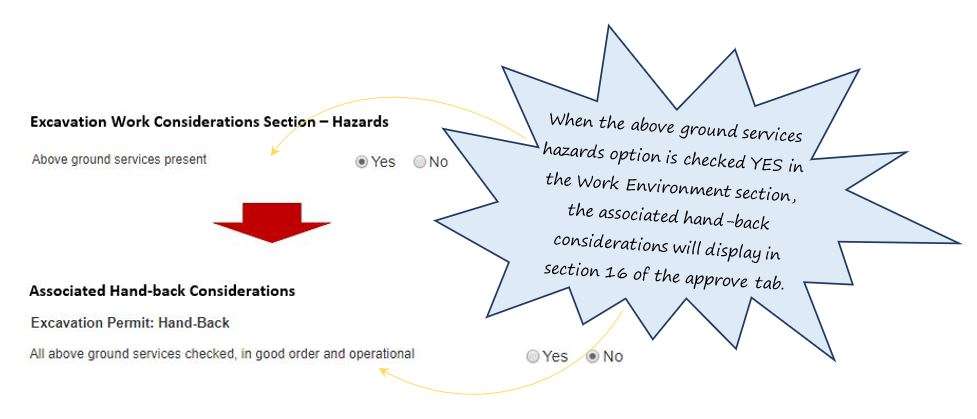 What are the layer effects of the Excavation tab, in OHS Online? What are the layer effects of the Excavation tab, in OHS Online?