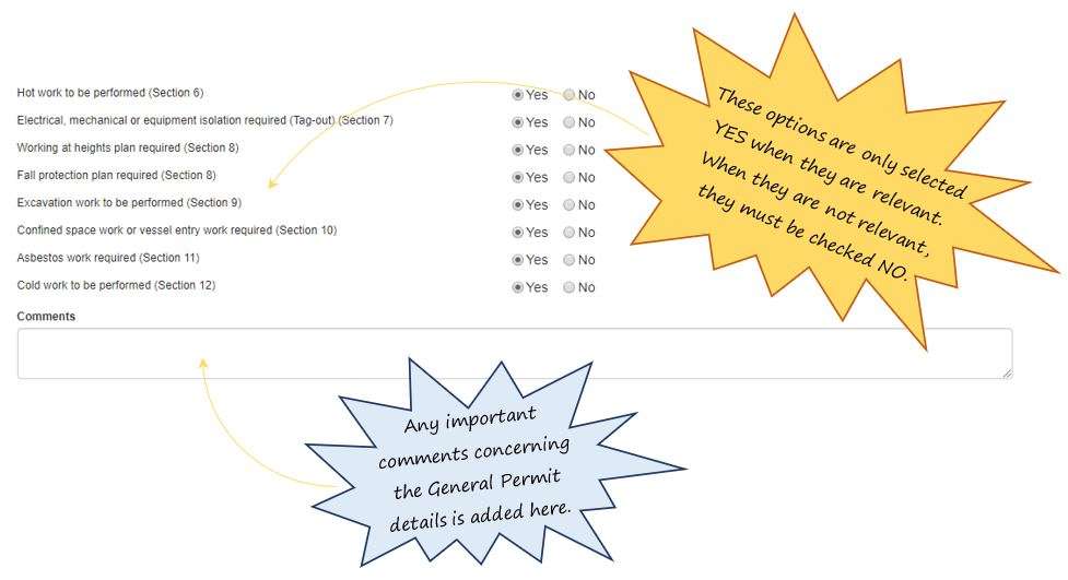 How do I complete the Client Specification details of the Work Permit tab, in OHS Online? How do I complete the Client Specification details of the Work Permit tab, in OHS Online?