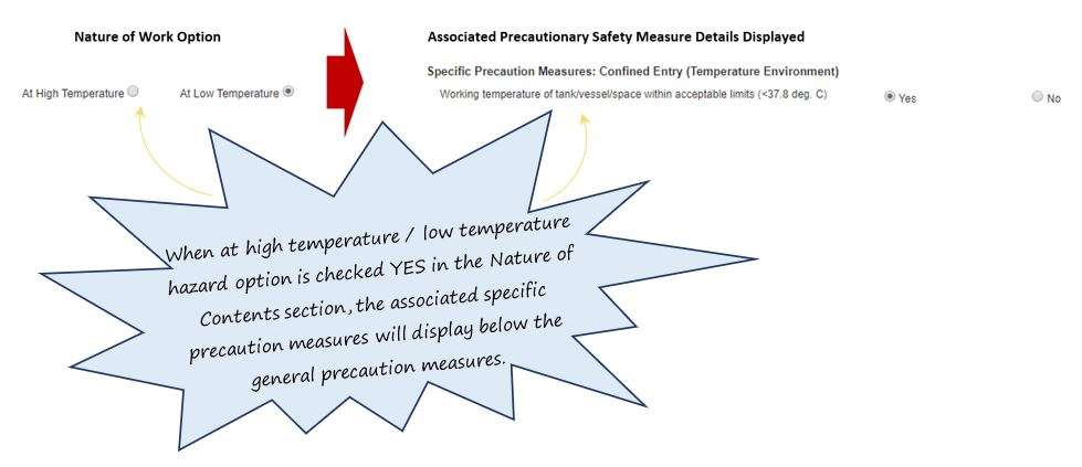 How do I complete the Precautionary Safety Measures section of the Confined tab in the PTW system, in OHS Online? How do I complete the Precautionary Safety Measures section of the Confined tab in the PTW system, in OHS Online?