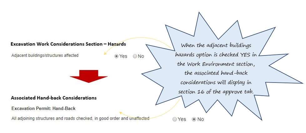 What are the layer effects of the Excavation tab, in OHS Online? What are the layer effects of the Excavation tab, in OHS Online?