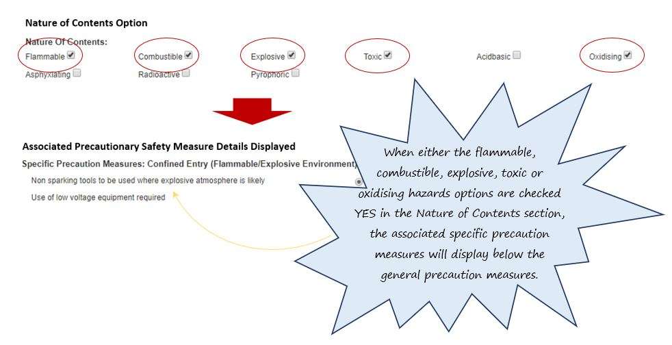 How do I complete the Precautionary Safety Measures section of the Confined tab in the PTW system, in OHS Online? How do I complete the Precautionary Safety Measures section of the Confined tab in the PTW system, in OHS Online?