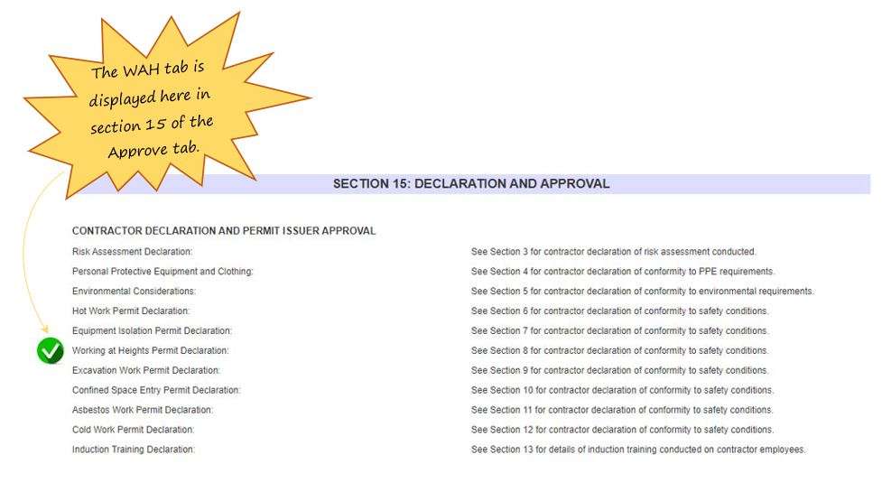 What are the layer effects of the WAH tab, in OHS Online? What are the layer effects of the WAH tab, in OHS Online?